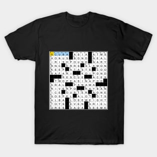Spot on a crossword clue T-Shirt